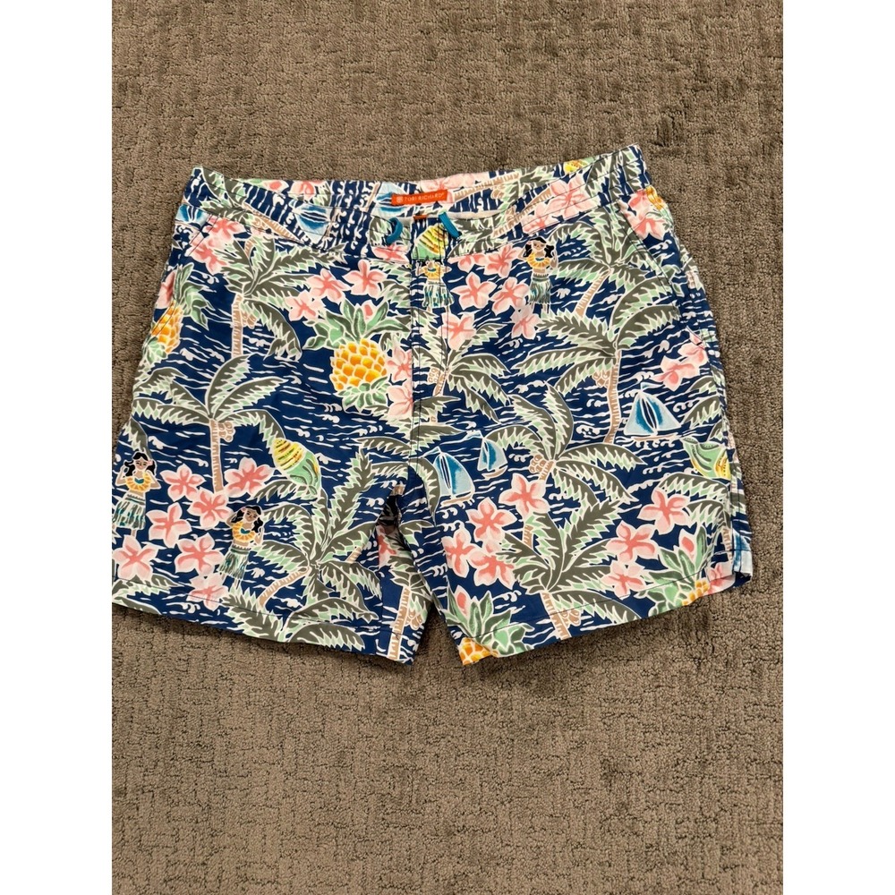 Tori Richard Hula Girl Swim Trunks 38 (Y1)